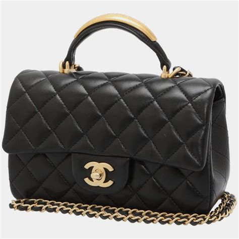 chanel coco handle mini flap bag|chanel small lambskin evening bag.